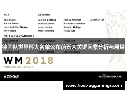 德国队世界杯大名单公布前五大关键因素分析与展望
